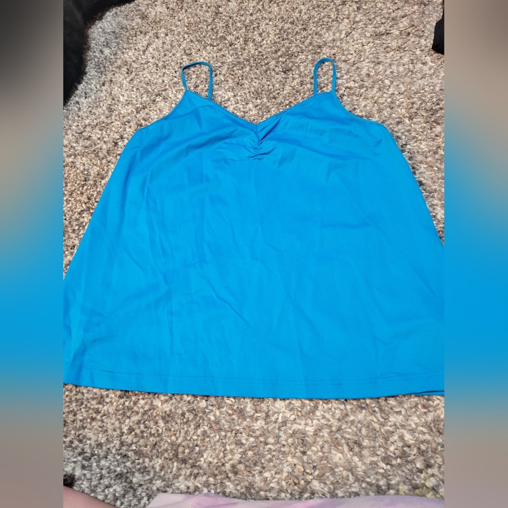 Blue tank top